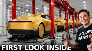 Tesla Cybercab Assembly Line First Look SHOCKING Auto Industry!