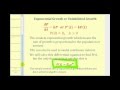 Bacterial Growth and Differential Equations