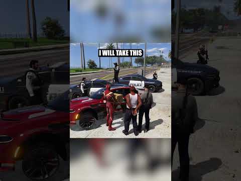Attempting to escape cops as the FLASH