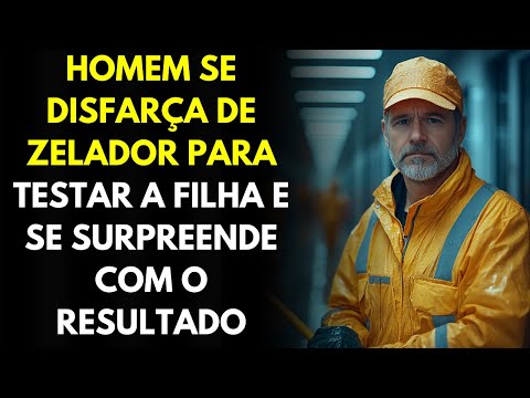 Homem Se Disfarça De Zelador Para Testar a Filha e Se Surpreende Com o Resultado