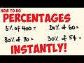 Calculating Percentages Mentally