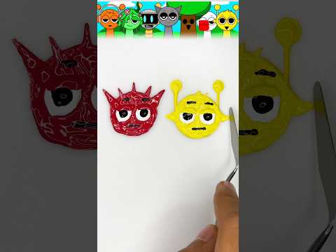 Guess The Mixed Color of Incredibox Sprunki Challenge!! #shorts #challenge #sprunki