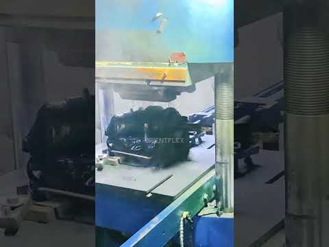 Car Air Intake Hose Molded in 20 Sec! #shorts #autotech #carparts #factory #process