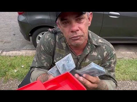 Milionário dá carro novo para homem trabalhador 😭 A reacão dele nos fez chorar