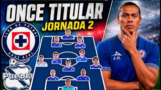 🚨 POSIBLE ALINEACIÓN de CRUZ AZUL vs PUEBLA | Jornada 2 Apertura 2026 | ¿Quiénes serán titulares?