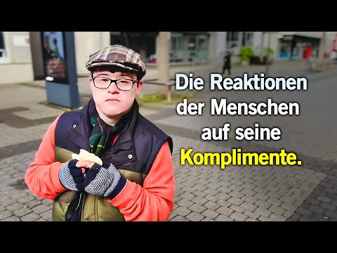 Die Reaktionen der Menschen auf seine Komplimente. 🥹❤️