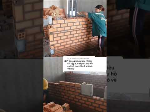 xem nữ cao thủ xây tường cao ốc nhanh đẹp