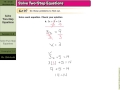 Solving Two-Step Equations in 7th Grade Math