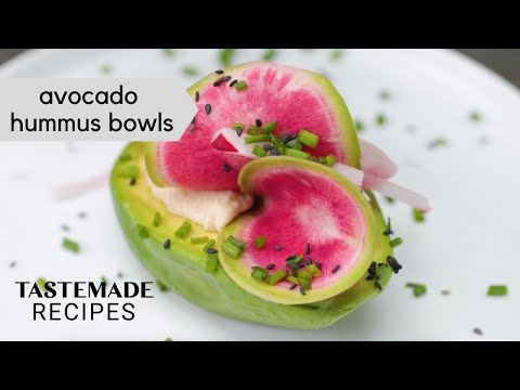 Avocado Hummus Bowls, 4 Ways
