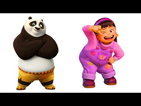 KUNG FU PANDA 4 MOVIE CHARACTERS AND THEIR FAVORITE TURNING RED 2 CHARACTERS!