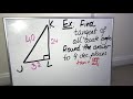 Tangent Ratios and Fraction Simplification