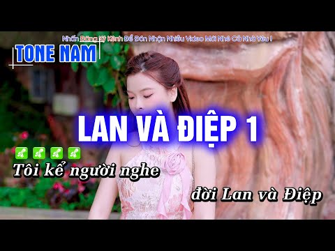 Karaoke Lan Và Điệp 1 (Tone Nam) Beat Phối mới cực hay – Hoàng Dũng Karaoke