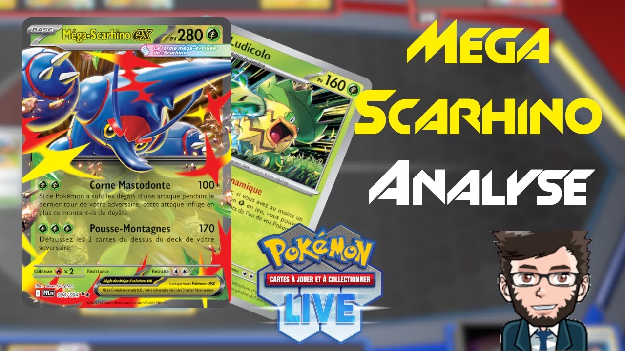 C'EST UN TANK ! - Analyse #193 du deck Méga Scarhino EX sur Pokémon TCG Live