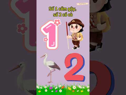 Bài thơ: “VỀ CON SỐ” || Thơ hay cho trẻ mầm non || Bé học nói tiếng Việt || Thơ hay cho trẻ 3 tuổi