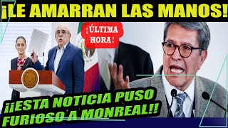 ¡LO PARAN EN SECO! MONREAL QUISO CHANTAJEAR A LA PRESDIENTA PERO LE SALIÓ MAL