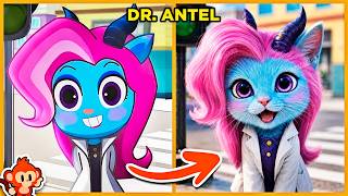 🐶🚔DESAFÍO SHERIFF LABRADOR | 🔊 ADIVINA POR LA VOZ | ¿Cómo serían en versión GATO? 😺| 🐵 #monoquiz