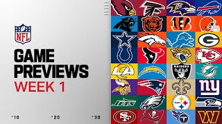 NFL Week 1 Game Previews