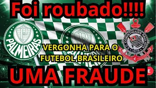 LINHA DE PASSE PALMEIRAS E CORINTHIANS 31/07/25FOI UM JOGO ROUBADO!!!ABELL NAO SABE ESCALAR UM TIME!