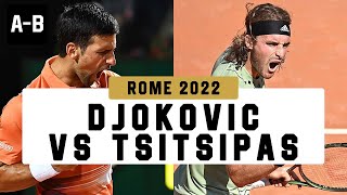 Novak Djokovic vs Stefanos Tsitsipas | Full Highlights | Rome 2022 F | 15.05.2022