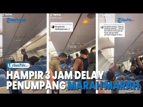 Hampir 3 Jam Tak Kunjung Terbang, Sejumlah Penumpang Pesawat Marah dan Cari Kapten Pilot