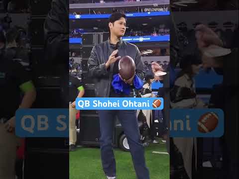 Shohei Ohtani pulled up to the Rams-Saints hame in LA 🔥 (via NFLonPrime)