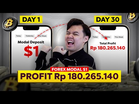 MODAL $1 BISA PROFIT 180 JUTA, BENERAN?! (BEDAH STRATEGI FOREX)