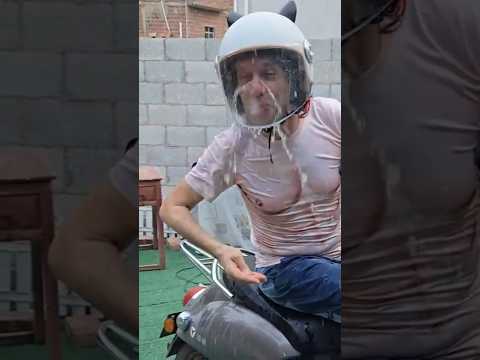 Prank with water bottle (STAGED)