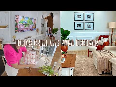 TROCANDO A DECORAÇÃO DE CASA TRANSFORMEI UM MÓVEL FICOU LINDO!