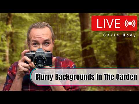 Garden Portraits: Natural Light vs. LED vs. Flash - LIVE!