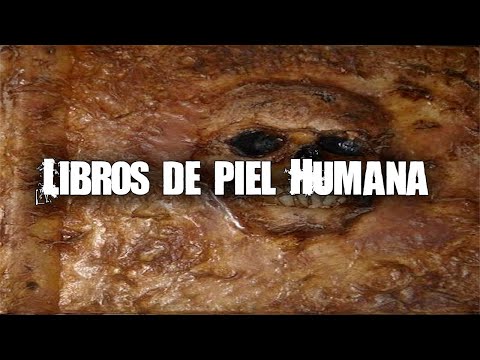 LIBROS de Piel Humana (Real)