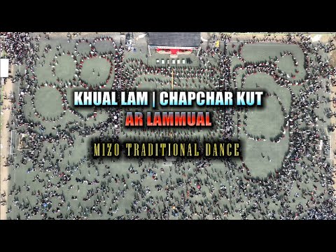 KHUAL LAM | Mizo Traditional Dance | Drone Footage