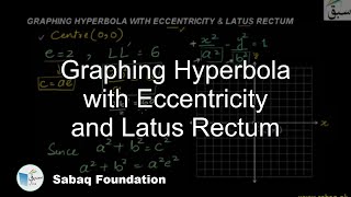Graphing Hyperbola with Eccentricity and Latus Rectum
