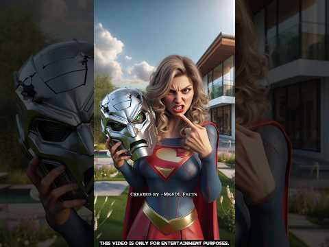Supergirl ko dr doom ka chehra dikhane ke liye kya karega spiderman #spiderman #shorts