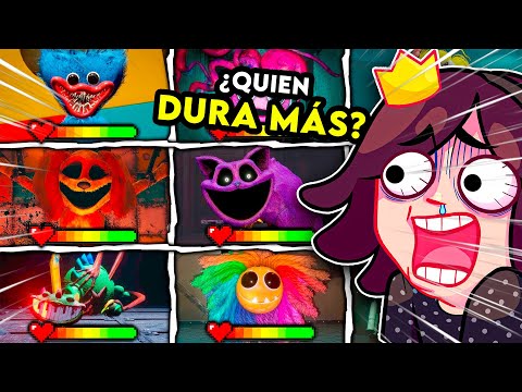 ¿QUIEN DURA MÁS VIVO ?😨​💀​ | Fabitoh Reacciona a Poppy Playtime - Todos los Jefes con Barras de Vida