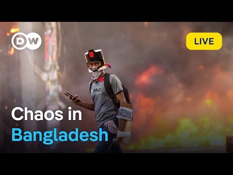 Live: Chaos in Bangladesh as PM Sheikh Hasina resigns | DW News
