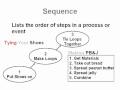 Exploring Sequence and Text Structure