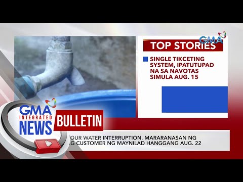 Hour Water Interruption Mararanasan Ng Ilang Customer Ng Maynilad