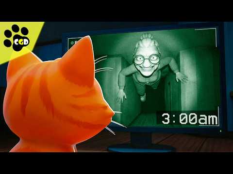 How Granny Acts When You Aren't Watching Is SCARY! (I Am Cat VR)