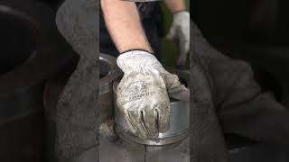 Turning skittless into rock #hydraulicpress #satisfying