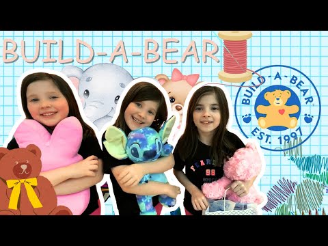 Build a Bear TIME!!! #triplets #buildabear