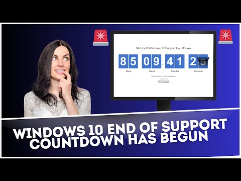 Windows 10 End of Support Countdown Has Begun