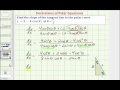 Tangent Lines and Polar Curves