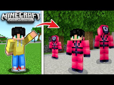 Naging PINK SOLDIER Ako Sa Squid Game sa Minecraft PE