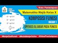 Algebraic Operations and Domain in Functions