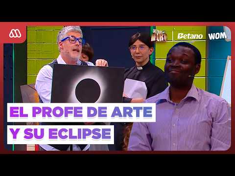 😂 DETRÁS DEL MURO ❤️ | ¿UN RETRATO? ¡Carlos Díaz pintó un PARTICULAR ECLIPSE! 🤣