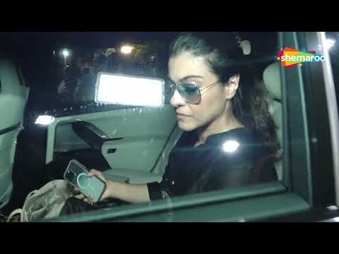 Kajol, Saif Ali Khan, Riteish Deshmukh, Tiger Shroff & Others At Malaika's Mother House #kajol