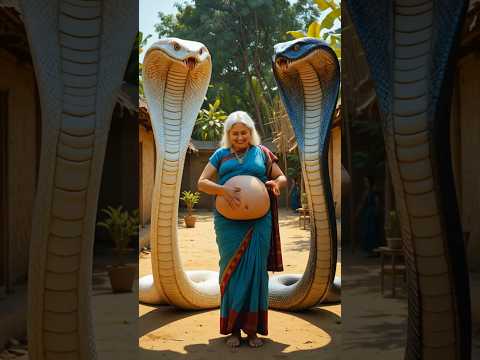दादी ने सोने के अंडे देने वाली जादुई साँप खरीद लिया #snake #village #trend #shorts #aistory #animals