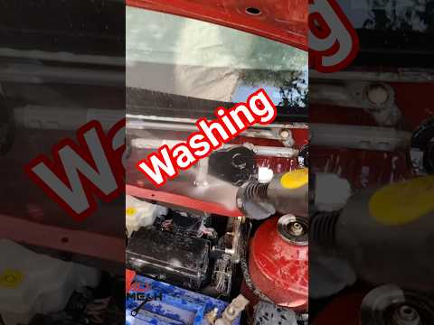 Engine washing