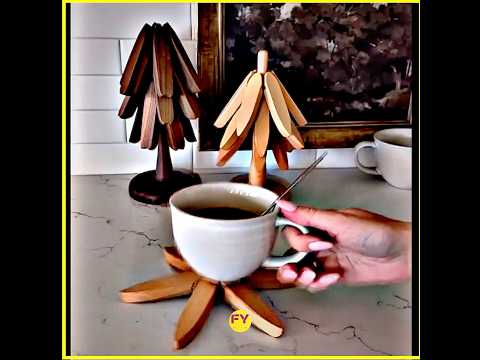 Modern serving trick for hot cups & dishes || smart gadgets foryou #viral #reel @foryou_7766