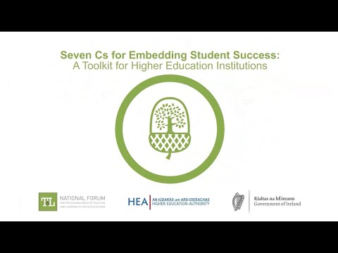 Webinar Launch: Seven Cs for Embedding Student Success: A Toolkit for Higher Education Institutions